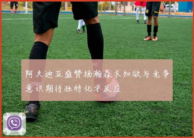 阿夫迪亚盛赞杨瀚森求知欲与竞争意识期待独特化学反应